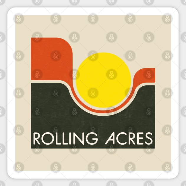 Rolling Acres Mall 70s Logo - Distressed Sticker by Turboglyde